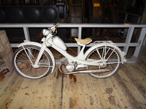 old motor bike in the herring museum