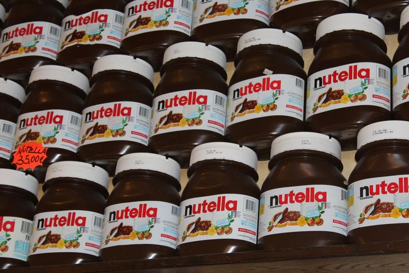 Giant jars of Nutella