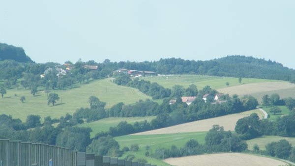 countryside between Vienna and Munich