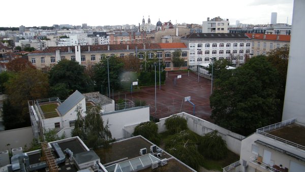 View from our paris Hoel Penthouse balcony