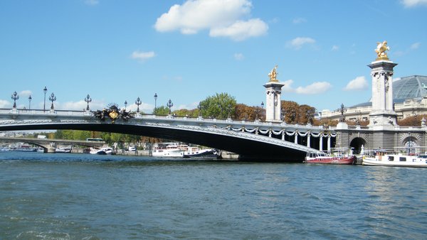 a bridge at Champs Elysees