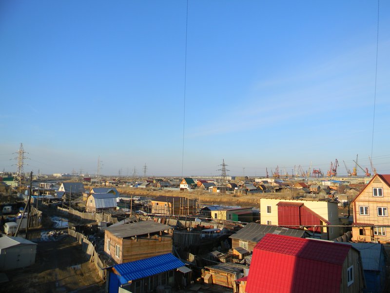 Panoramic Of The City Port