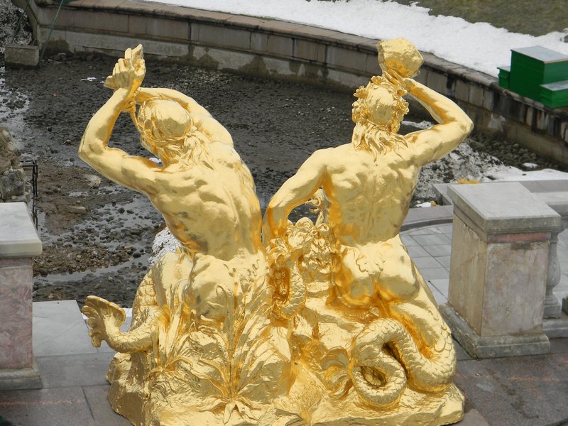 Peterhof Fountain and Sculptures
