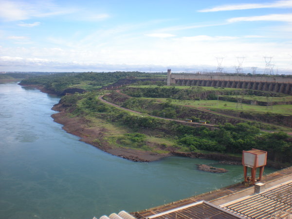 View from the top of the Dam