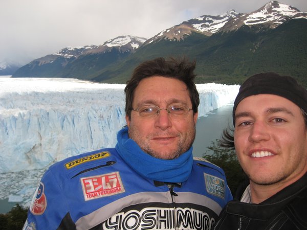 Ben and Aba at the Perito Moreno