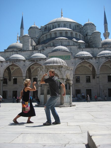 Back at the Blue Mosque