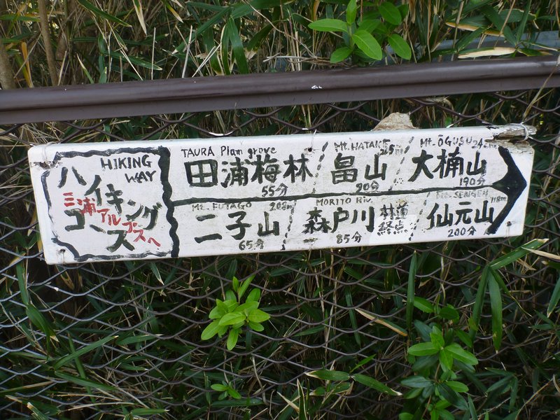 trail map sign