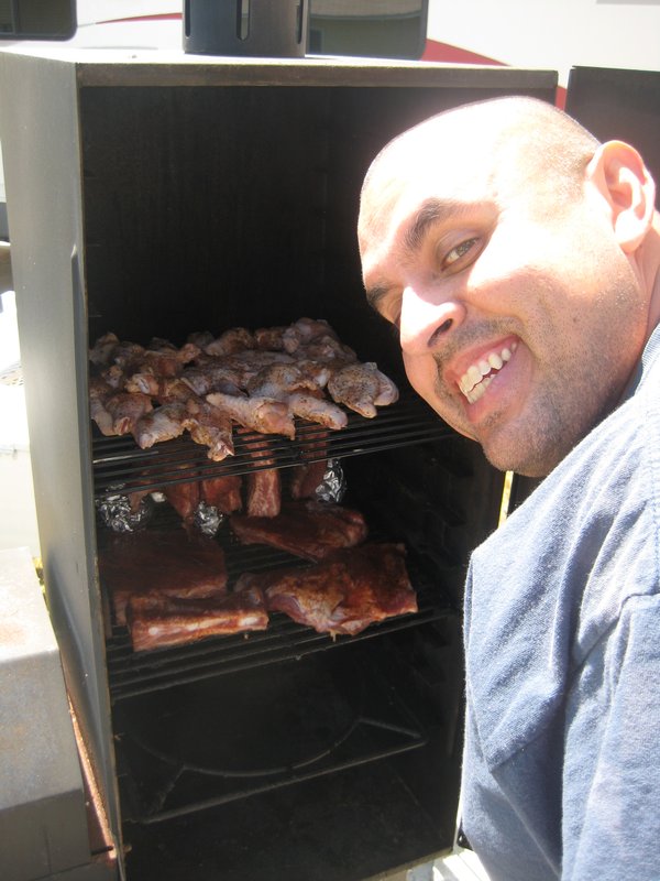 Raul Happy with his Smoker