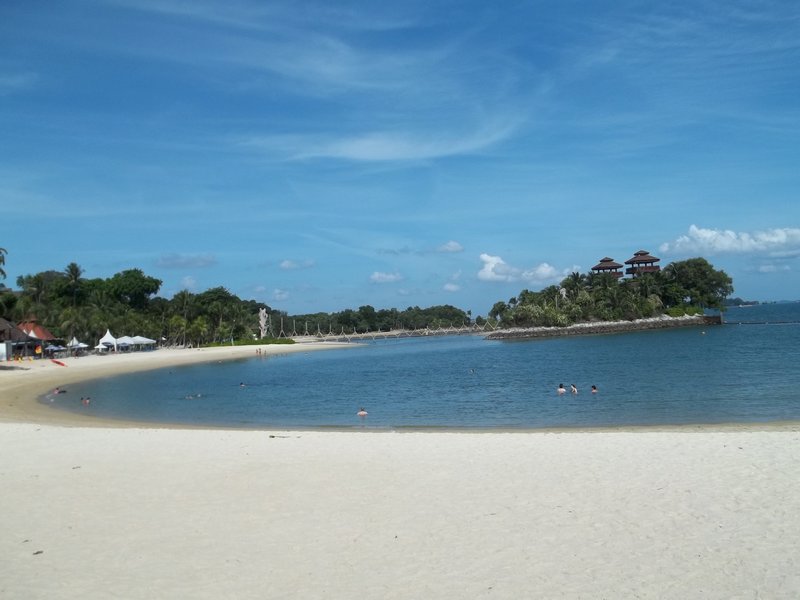 Sentosa's Artificial Beach