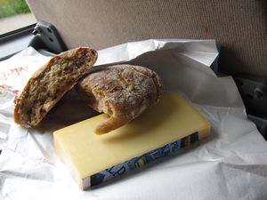 Cheese and Bread Snack