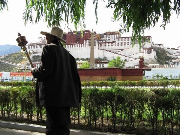 In front of the Potala Palace