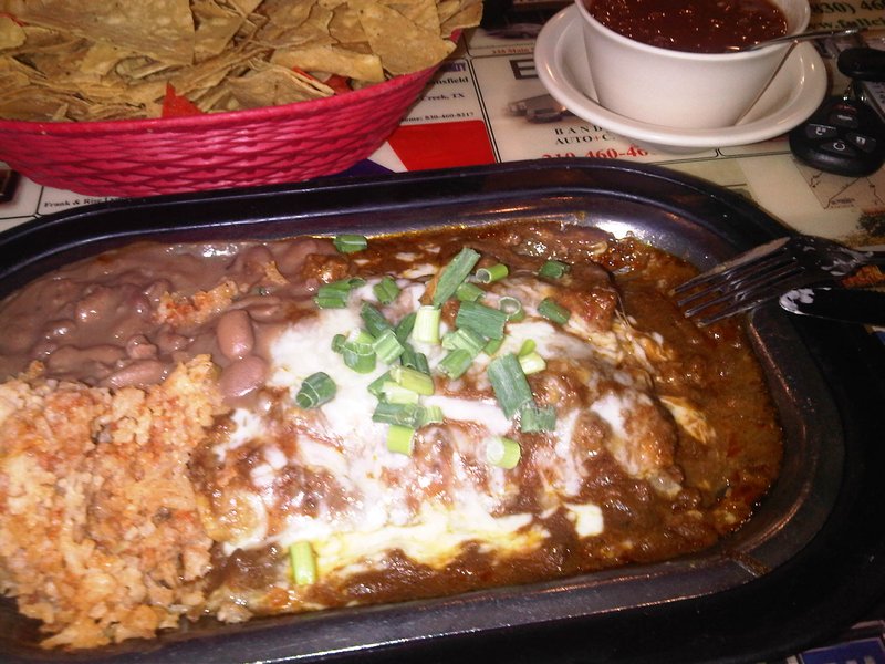 Enchilada at Bandera's dinner