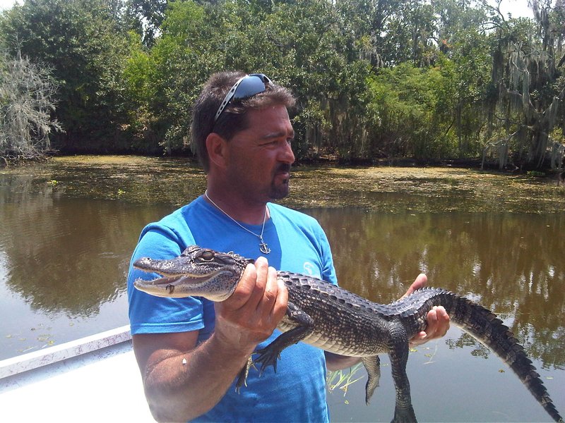 Swamp people, our amazing guide
