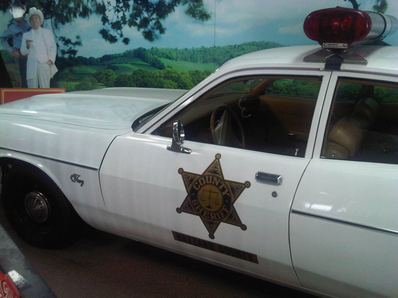 Coors police car