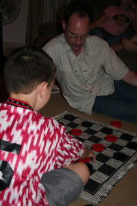 A serious game of Checkers...