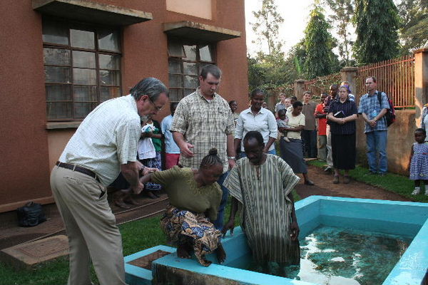 Joyce making the desicion to be Baptized..
