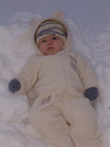 Our lil Snow Baby
