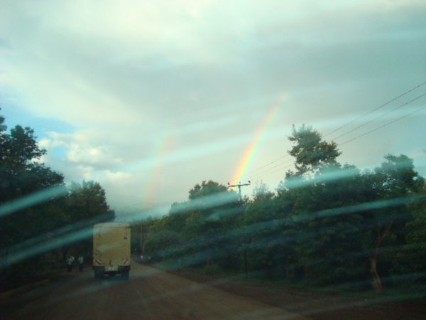 A double rainbow on the way home
