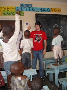 We went to the Orphanage each day  