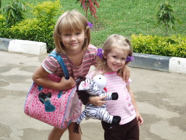 Gracie & Aubrie growing up in Africa