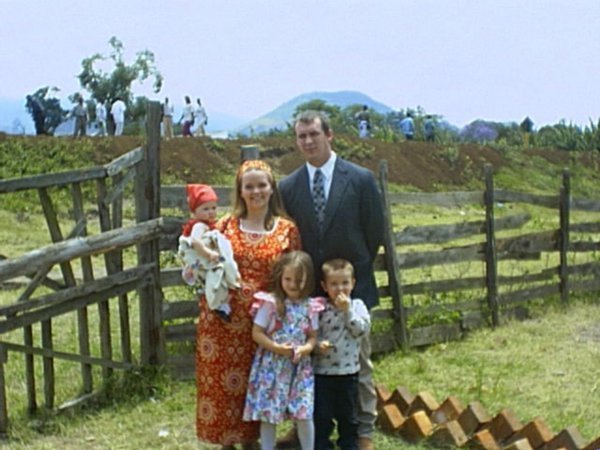 2002 Our family adapting to life in Tanzania