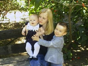 Sarah Fergeson holding my babies