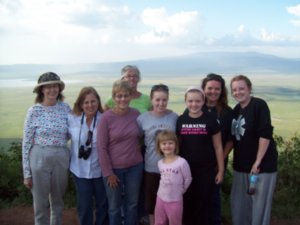 All the ladies at Ngorongoro Crater