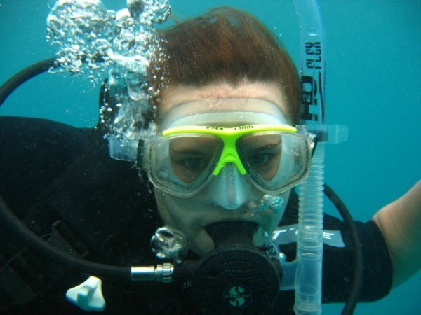 Julie's 1st Dive