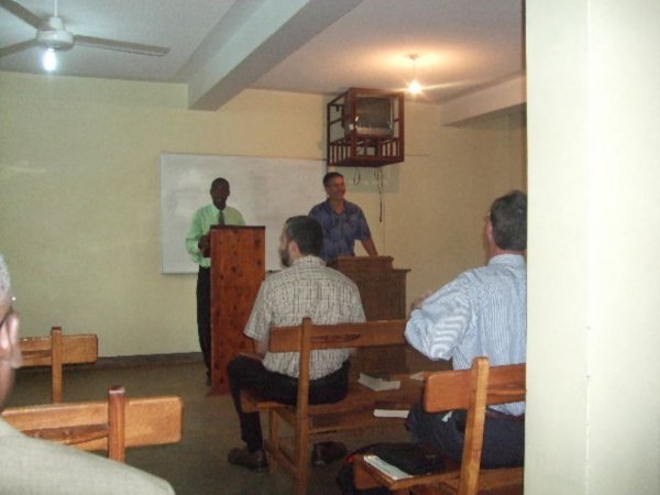 Ralph Rowand teaching Bible Class 