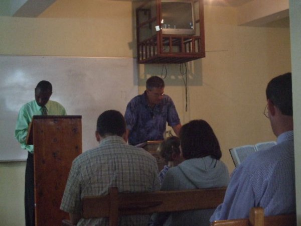 Ralph teaching Bible Class