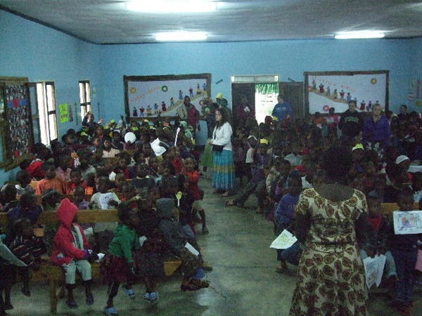 A packed building.. with over 400 children today