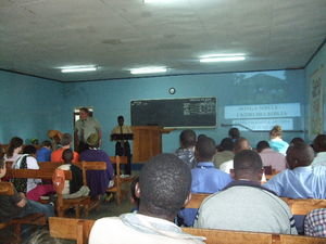 Ralph Gilmore preaching the Arusha campaign