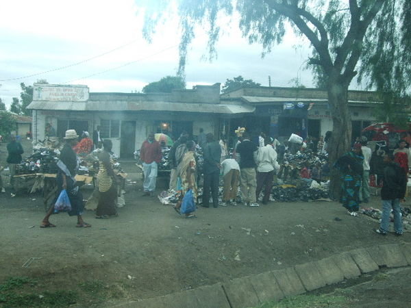 the busy streets of Arusha