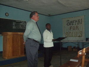 Ralph preaching the Arusha Meeting