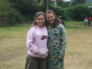 Emily & Maddie at Arusha