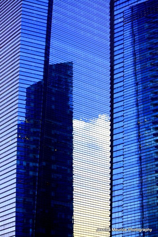 reflections in buildings