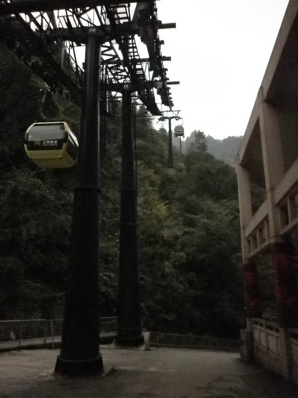 19 Arrival at the bottom cablecar house