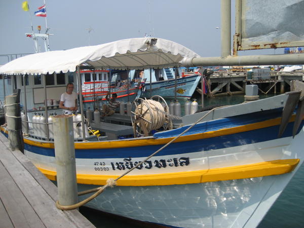 Our diving boat