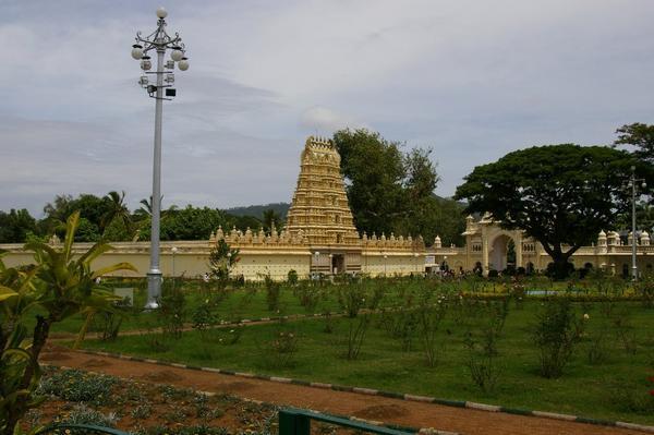 A temple on the grounds