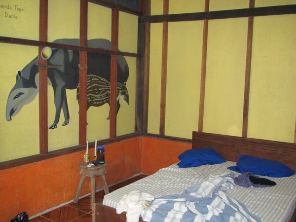 our crazy room at Rio Drake Lodge
