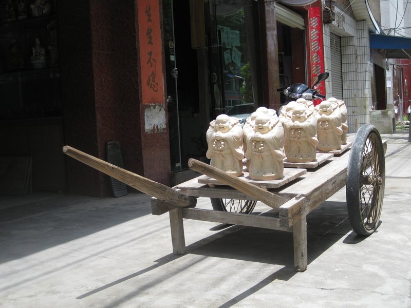 Cart in Jingdezhen.  