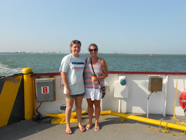 Megan and I on the ferry