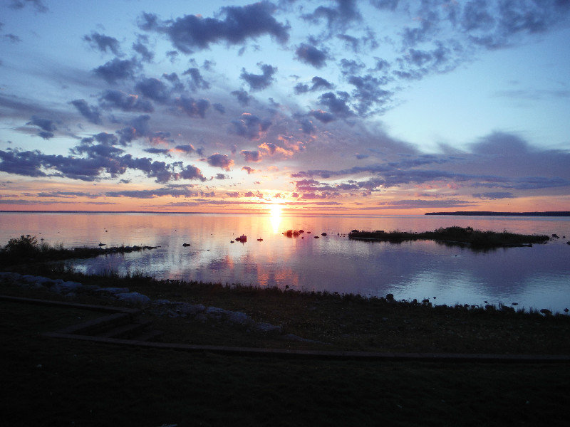 Sunrise over Lake Huron