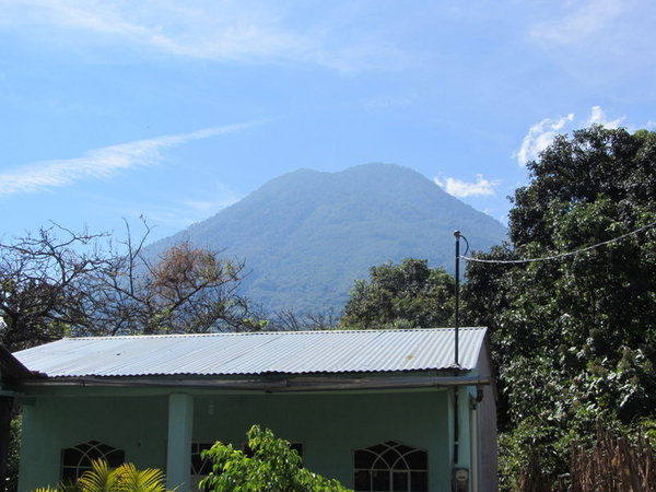 Volcan San Pedro from town