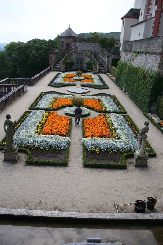 Princes garden at fortress