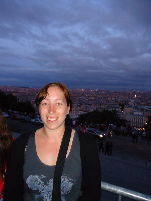 me with paris in background