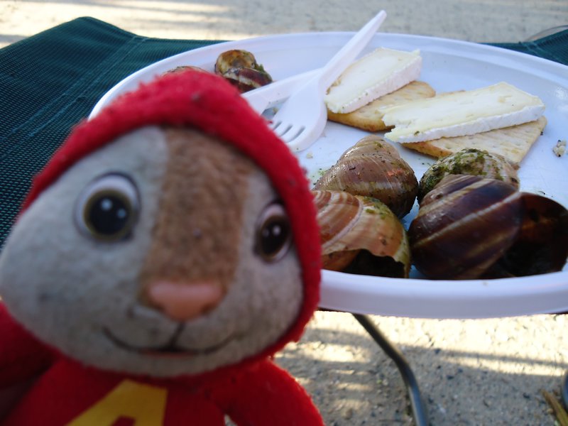 alvin with my snails