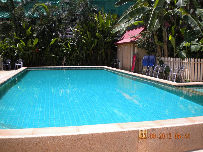 Pool at guesthouse