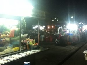 Night market street food