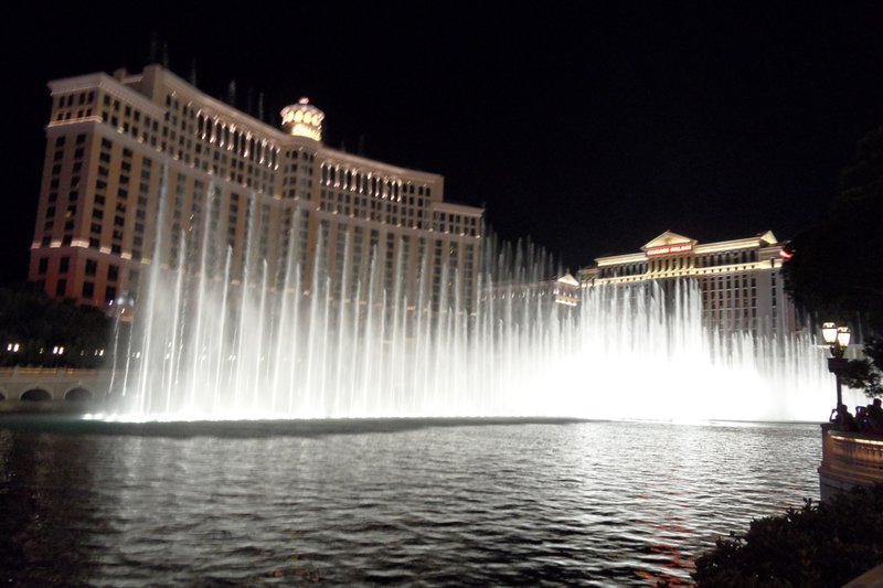 The famous Bellagio fountains